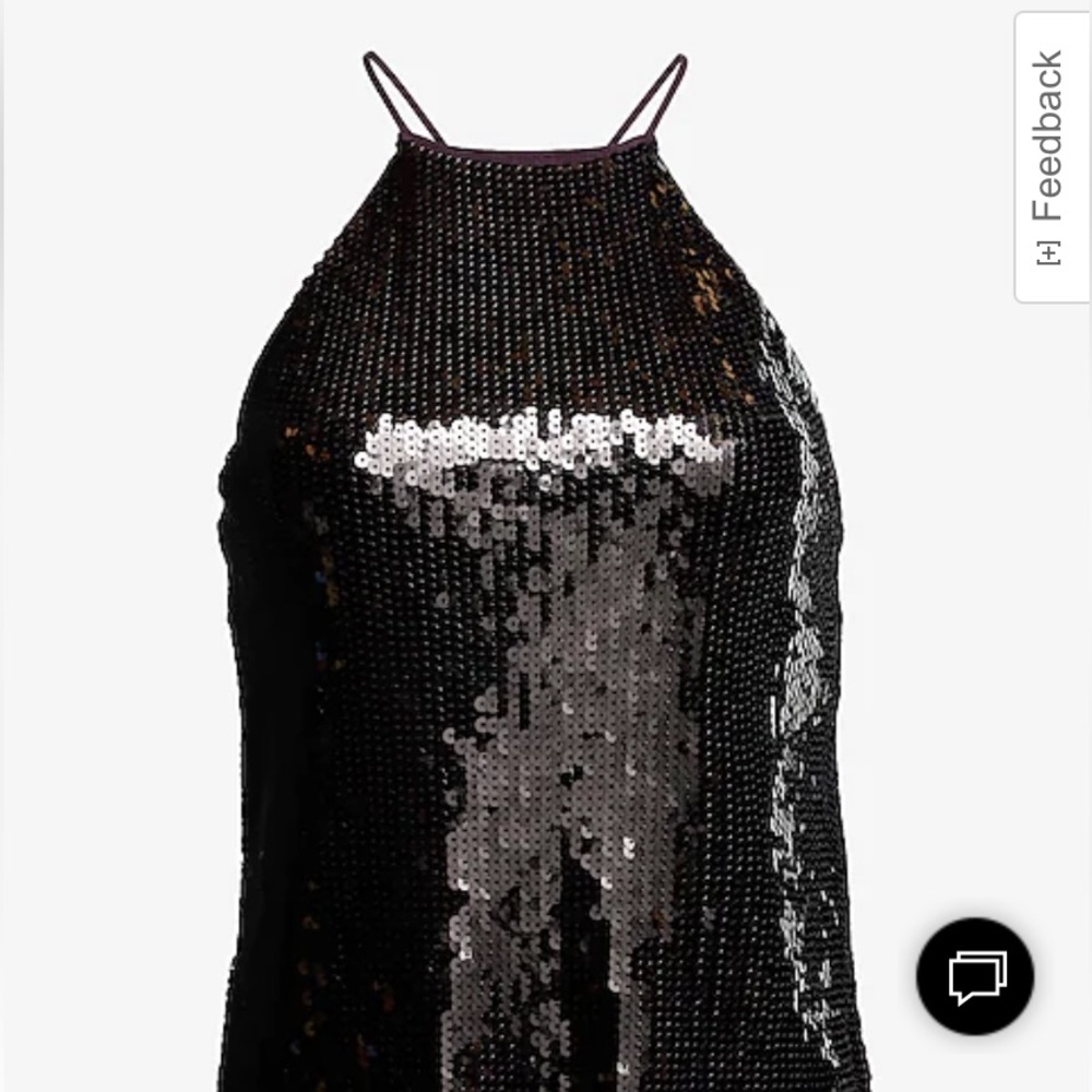 😍EXPRESS HOLIDAY SEQUIN CAMI - XS!